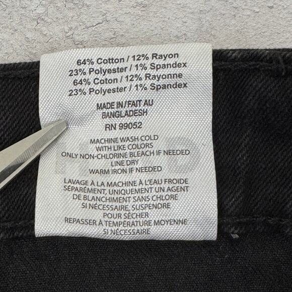 NEW HWD Halfwaydead Skater Jeans Men's 40x30 Black Denim - Picture 5 of 11